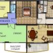 Sara 2 plan : reccurent floor